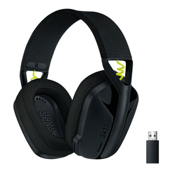 Auriculares con microfono logitech g435 gaming wireless inalambrico negro