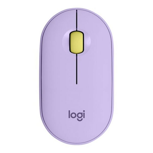 Mouse raton logitech pebble m350 optico wireless inalambrico 1000dpi lavanda