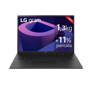Portatil lg gram 17z90q - e i7 - 1260p 17pulgadas 32gb - ssd512gb - wifi - bt - w11