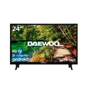Tv daewoo 24pulgadas led hd - 24dm54ha - android smart tv - wifi - hdr10 - hlg - hdmi - usb - bluetooth - tdt2 - cable - satelite