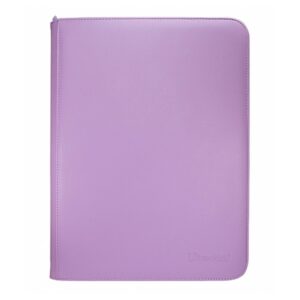 Carpeta con cremallera ultra pro 9 bolsillos púrpura