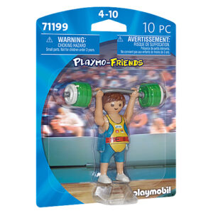 Playmobil playmo - friends levantador de pesas