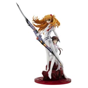 Figura megahouse series g.e.m. evangelion shikinami asuka langley & makinami mari illustrious