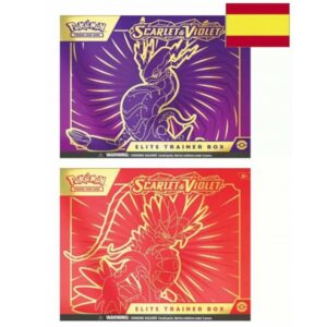 Juego de cartas pokemon tcg caja de entrenador élite sv1 español