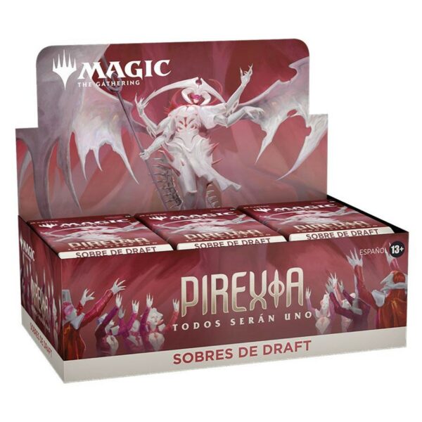 Caja de cartas wizards of the coast magic the gathering sobres de draft pirexia todos serán uno 36 sobres español