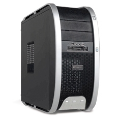 Caja ordenador semitorre atx phoenix 3806 gaming 2 usb hd audio. negro y plateado con lector tarjetas sin fuente