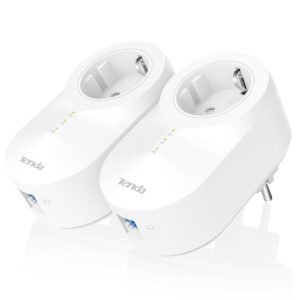 Kit adaptadores powerline av1000 gigabit ph6 tenda