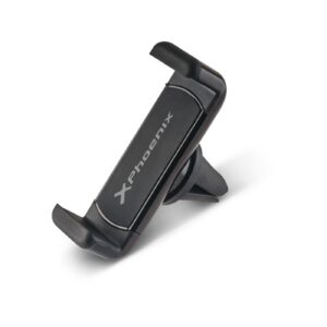 Soporte universal de coche phoenix phairventholder con pinza para rejilla sistema de ventilacion - telefono - smartphone - pda - gps - psp - iphone - ipod - mp3 - mp4 hasta 6pulgadas de 5.5cm a 8 cm negro