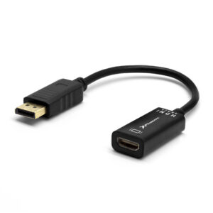 Adaptador phoenix display port a hdmi 4k 30fps dp macho a hdmi hembra contactos en oro
