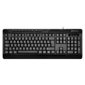 Teclado qwerty español multimedia phoenix phkeylight con cable usb