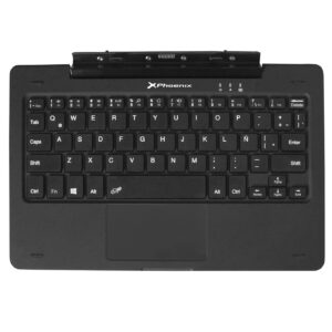 Teclado para tablet windows pc 10.1pulgadas phoenix phswitchkeyboard+ con touchpad - 1 x usb 2.0 - qwerty castellano - compatible con tablet windows 10 phswitch10+ - compatible con sistema windows 8 y 10