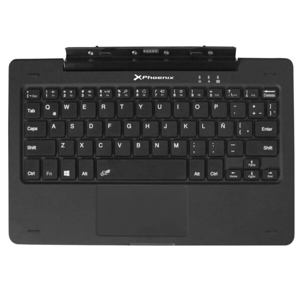 Teclado para tablet windows pc 10.1pulgadas phoenix phswitchkeyboard+ con touchpad - 1 x usb 2.0 - qwerty castellano - compatible con tablet windows 10 phswitch10+ - compatible con sistema windows 8 y 10