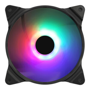 Ventilador phoenix led argb gaming 120mm - 1200 rpm - doble orientación