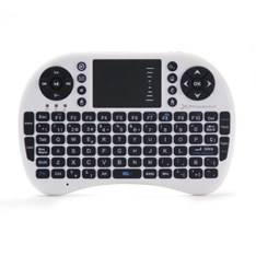 Mini teclado inalambrico wireless 2.4ghz phoenix touchpad multimedia smart tv - tvbox - android tv - color blanco y negro