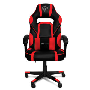 Silla gaming trophy cuero pu roja