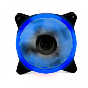 Ventilador ordenador doble led azul phoenix 12cm - 3 a 4 pines - 1200rpm - silencioso