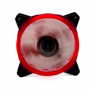 Ventilador ordenador doble led rojo phoenix 12cm - 3 a 4 pines - 1200rpm - silencioso