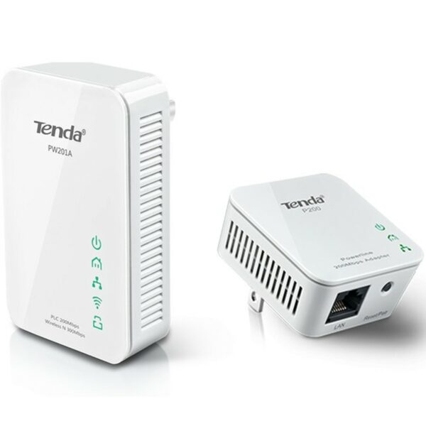 Kit powerline pw201a + p200 300mbps tenda