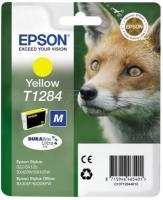 Cartucho tinta epson t1284 amarillo 3.5ml s22 - sx125 - sx420w - sx425w - bx305f - bx305fw - zorro