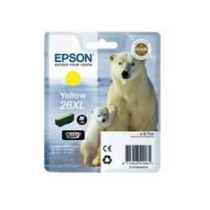 Cartucho tinta epson t263440 amarillo xl xp - 600 - 605 - 700 - 800 - oso polar