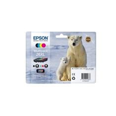 Multipack epson t263640 26xlxp - 510 - 520 - 600 - 605 - 610 - oso polar
