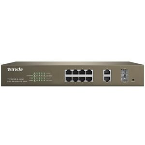Switch 8 puertos fe 2 puertos ge 2 puertos sfp tenda