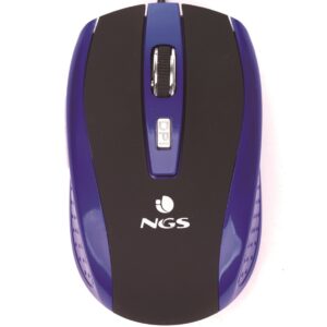 Raton con cable ngs bluetick - optico - 800 - 1600dpi - 6 botones - usb - azul