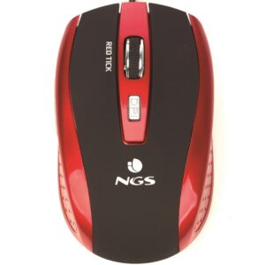 Raton con cable ngs redtick - optico - 800 - 1600dpi - 6 botones - usb - rojo